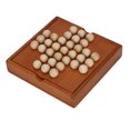 thumbnail image 2 of Juego de ajedrez de madera, juego de ajedrez, juego de mesa de ajedrez de viaje de madera, ajedrez para ancianos elaborado con cuidado, 2 of 8