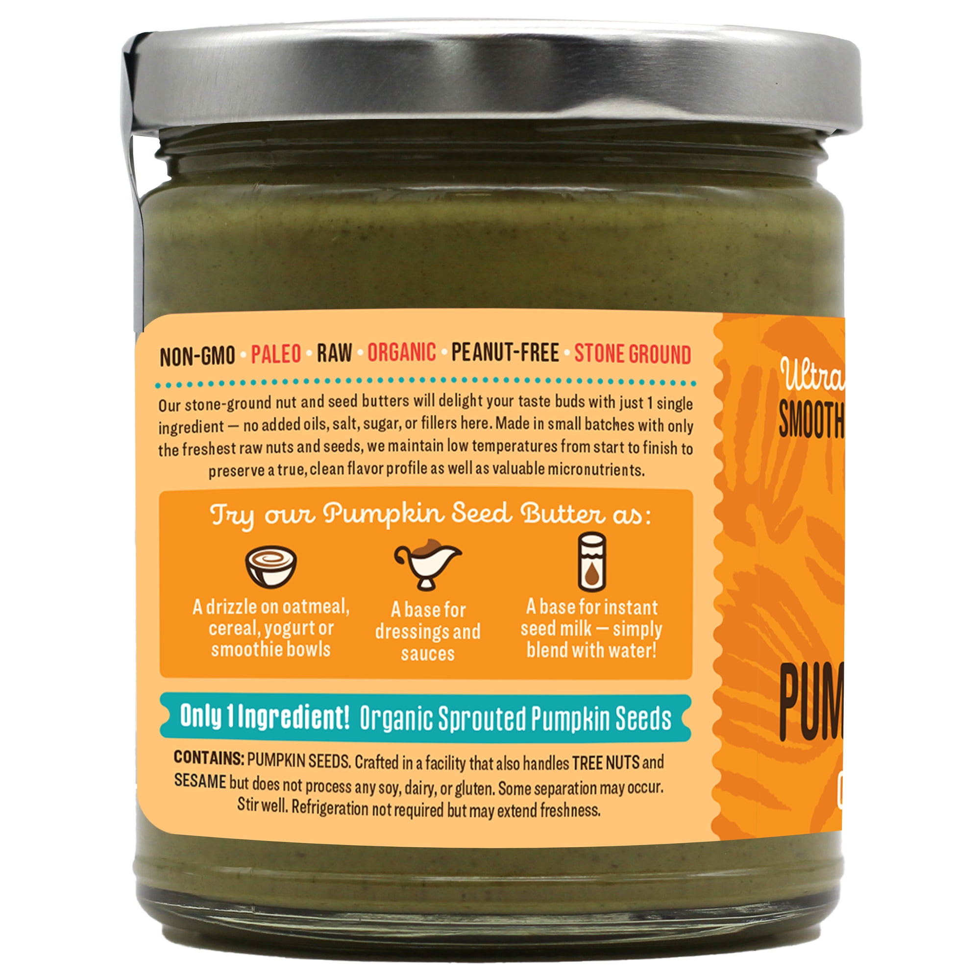 Organic Sprouted Pumpkin Seed Butter, 16oz