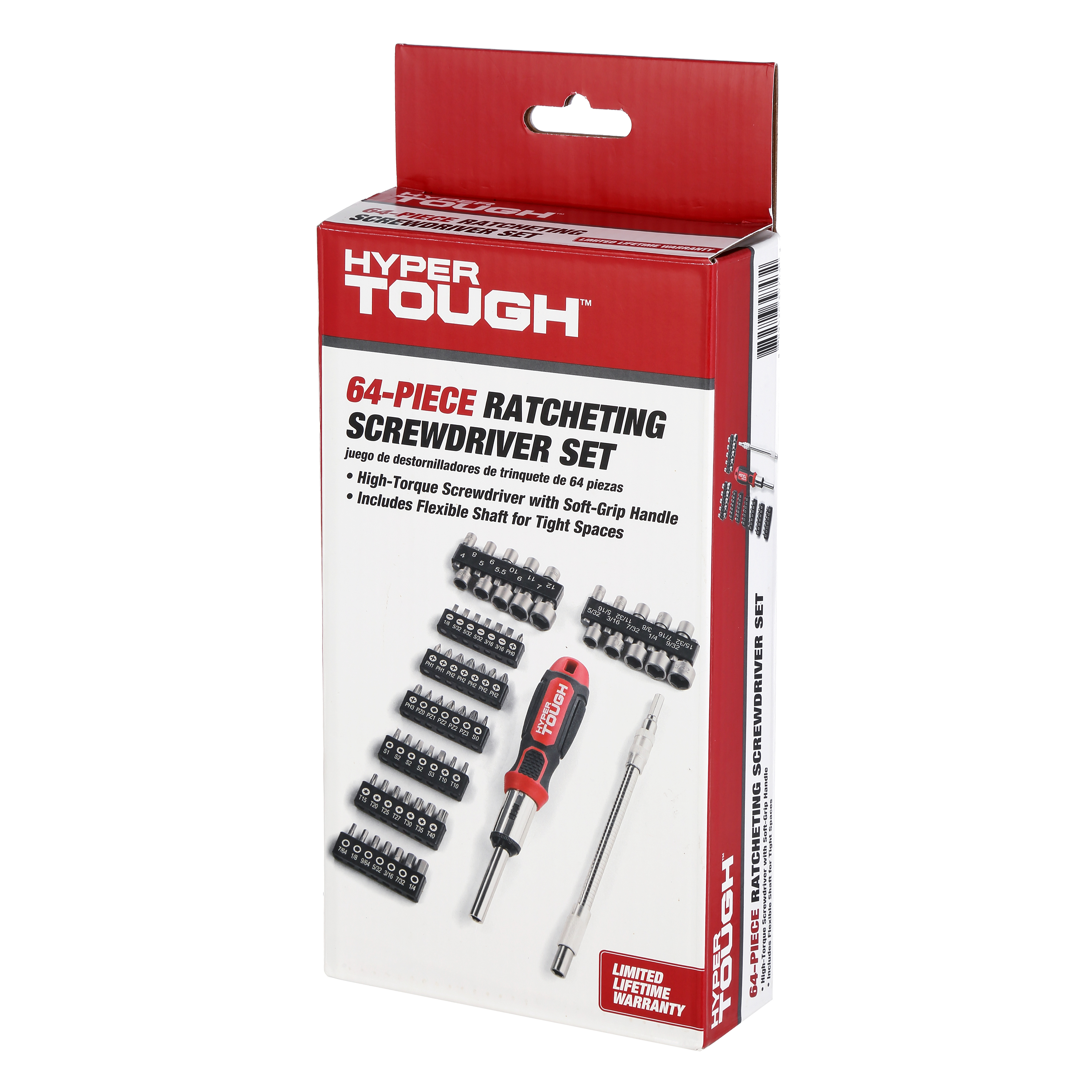 Set de destornilladores multiusos Hyper Tough de 64 piezas 2