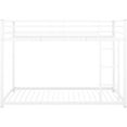 thumbnail image 5 of Metal Twin Over Bunk Bed, White - Low For Optimal Bed And Secure, 5 of 6