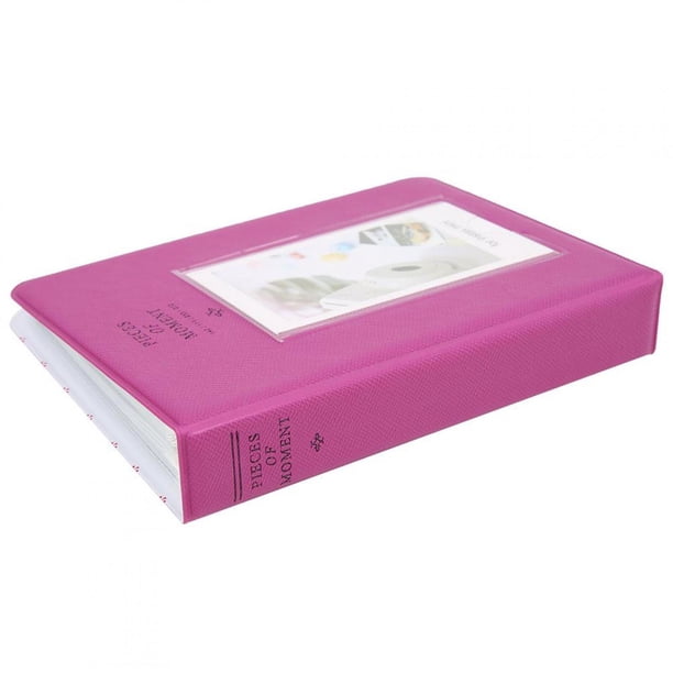 álbum de Fotos de PVC Exquisito álbum de fotografías de Capacidad Adecuada para Instax Mini 9/8/8+(Grape Purple) EOTVIA No