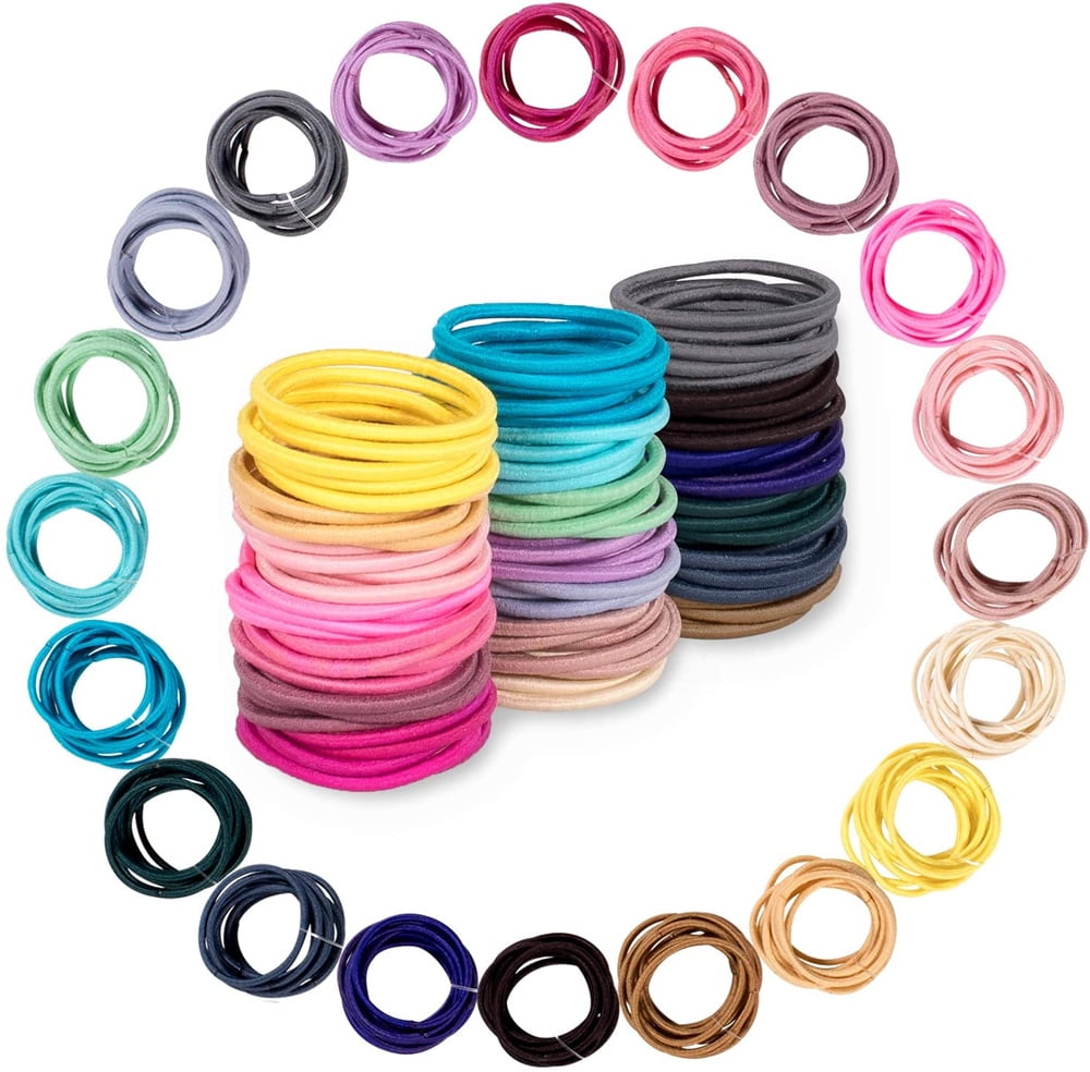 180pcs Baby Hair Ties by Casewin, Elastic Hair Bands Soft Scrunchies