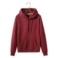 thumbnail image 3 of Purple Hooded Sweatshirt Men Women Japanese Streetwear Oversized Hoodie Men Couple Harajuku Casual Sport Pullovers Sweat Homme, 3 of 6