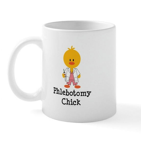 CafePress - Phlebotomy Chick Mug - 11 oz Ceramic Mug - Novelty Coffee Tea Cup