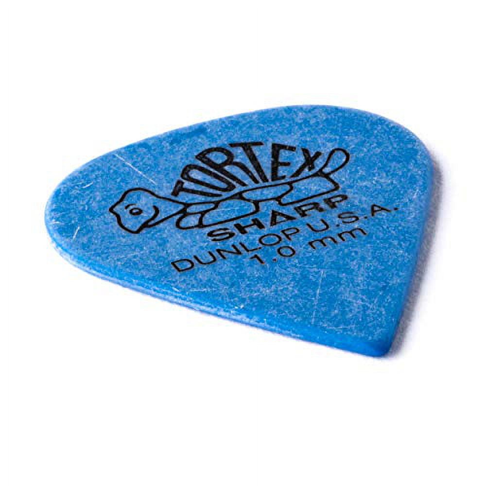 Dunlop Tortex Sharp Guitar Picks 1.0mm Blue 72 Pack 72 Pack 1.0mm BLUE