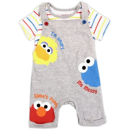 

Sesame Street Baby Boys Elmo and Friends Shortall Set Sizes 12M-24M