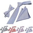 thumbnail image 2 of Bangcool Nœud Papillon pour Homme Mode Ajustable Nœud Papillon Pré-Noué avec Poche Cravate Carrée, 2 of 9