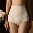 thumbnail image 2 of Arnsht Women's V Leg Extra Firm Control Brief Panty White XL, 2 of 5