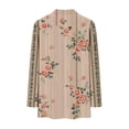 thumbnail image 7 of Craaazy Women's Casual Vintage Floral Graphic Loose Crewneck Oversized Long Sleeve T-shirts with Pockets Gifts, 7 of 7
