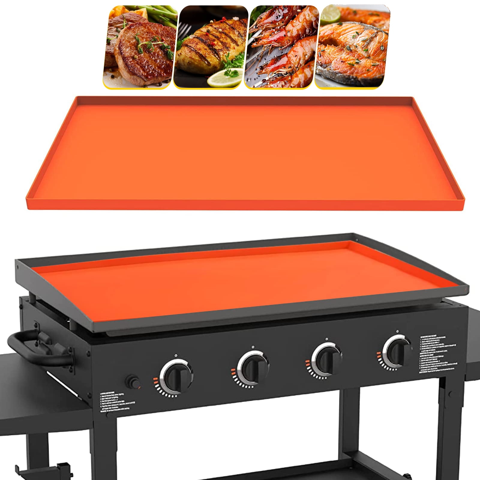 LANLIN 17" Griddle Mat Silicone for Blackstone, Protective