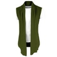 thumbnail image 1 of INSPIRAR CHIC Chaleco para Hombre Sin Mangas con Frente Abierto y Dobladillo Asimétrico 50 Verde, 1 of 8