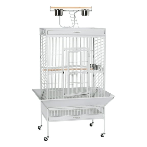 Select Bird Cage - Pewter White