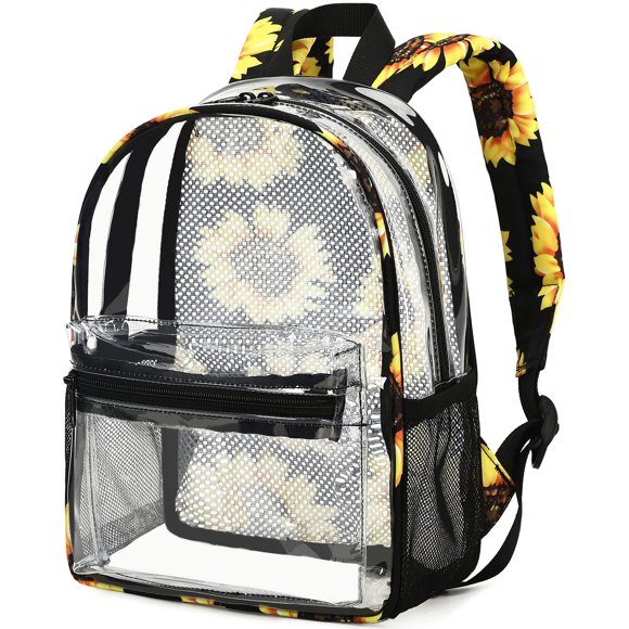 Mochila BTOOP transparente de plástico aprobada para miniestadios de 30 x 30 x 15 cm