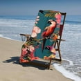 thumbnail image 7 of Autua Tropical Jungle Birds Beach Towel Oversized 36"x72" Quick Dry Microfiber Towels Pool Accessories Cruise Essentials Vacation Gifts Summer Must Haves for Swimming Camping Travel 27.5x55in, 7 of 7