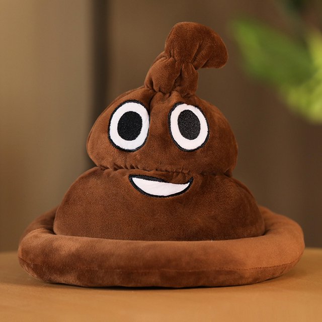 Gorro de caca con emoticono marrón novedoso, 1 Uds. ZefeiWu 8390615836821