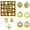 Gold, variant on PayUSD Christmas Balls Ornaments for Christmas Decorations 44 pcs Xmas Christmas Tree Shatterproof Ornaments Set for Holiday Wedding Party Decoration (1.18"-2.36", Gold, Red, Green)