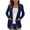 Blue, variant on Tejiojio Jackets Clearance Fashion Women Casual Long Sleeve Solid Ladies Pocket Tops Coat Sweater Coat