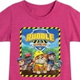 thumbnail image 3 of Paw Patrol - Rubble & Crew - Toddler & Youth Girls Short Sleeve Graphic T-Shirt, 3 of 6