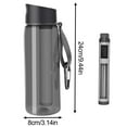 Walmart Deals 2024!3 Packs Glass&Bottle,Outdoor Water Purifier