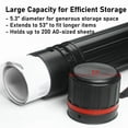 thumbnail image 4 of Whole Sale Direct 30"-53" Portable Telescoping Poster Tube with Strap - Expandable Art/Blueprint Storage Case for Travel & Document Protection, 4-Pack, 4 of 7