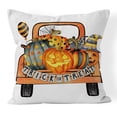thumbnail image 4 of Funda de Almohada de Halloween JAMW 18x18 4 Piezas Calabaza de Terciopelo Decoración, 4 of 5