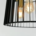 thumbnail image 5 of Artika Gatsby Modern Flush Mount Ceiling Light Fixture, Black and Gold, 5 of 5