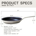 thumbnail image 5 of Made In Cookware - 12" Non Stick Frying Pan With Lid (Harbour Blue), 5 of 8