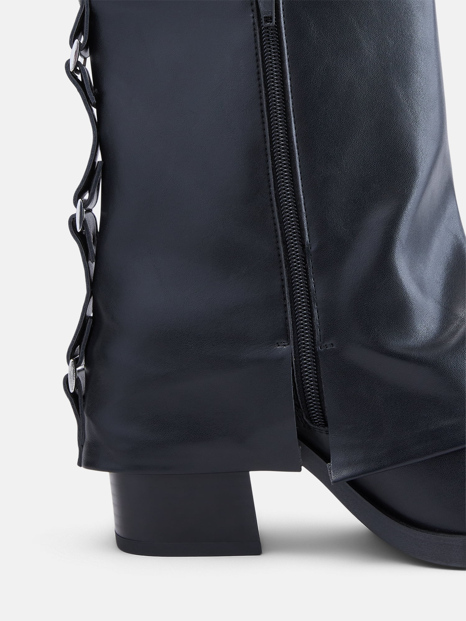 No Boundaries Women's Western Slouch Boots