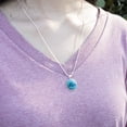 thumbnail image 2 of Cute Kawaii Baby Narwhal 0.75" Pendant with Sterling Silver Plated Chain, 2 of 3