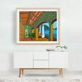 thumbnail image 5 of Mediterranean Balcony - Painting Architecture Coastal Tropical Scenic Seaside Art Deco Nautical Unframed Wall Art Print 22 x 28 inches, 5 of 6