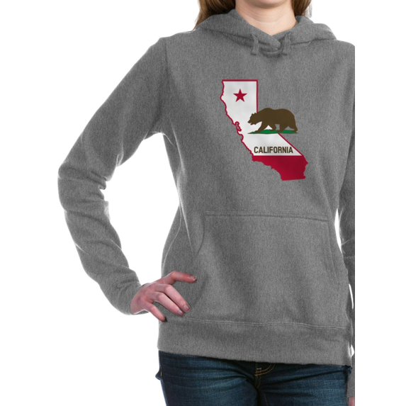 CafePress - CALI STATE W BEAR - Pullover Hoodie, Classic & Comfortable Hooded Sweatshirt
