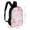 thumbnail image 2 of Kuromi and My Melody Backpack Printed Travel Backpack For Daily Work Sports Backpack Travel Bag 17 inch, 2 of 8