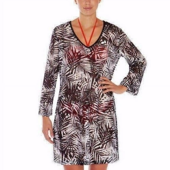 Mario Serrani Italy Women's Beach Swimsuit Cover Up, Palm, M New with box/tags