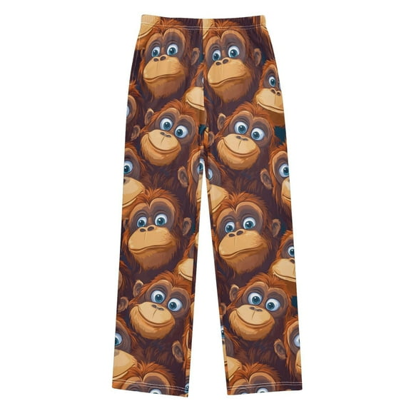 joogoo Cartoon Gorillas Pajama Pants Pj Bottoms Sleepwear Lounge L
