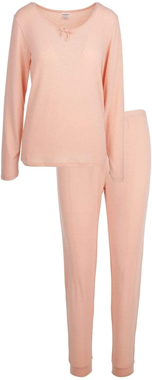isotoner Sleepwear Womens Sleep Set Super Soft Pajamas Long Sleeve