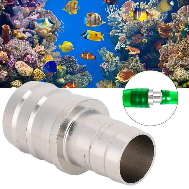 Aquarium Joint, Water Pipe Adapter, Performance Stainless Steel Convenient For Fish 12mm To 16mm,16mm To 20mm