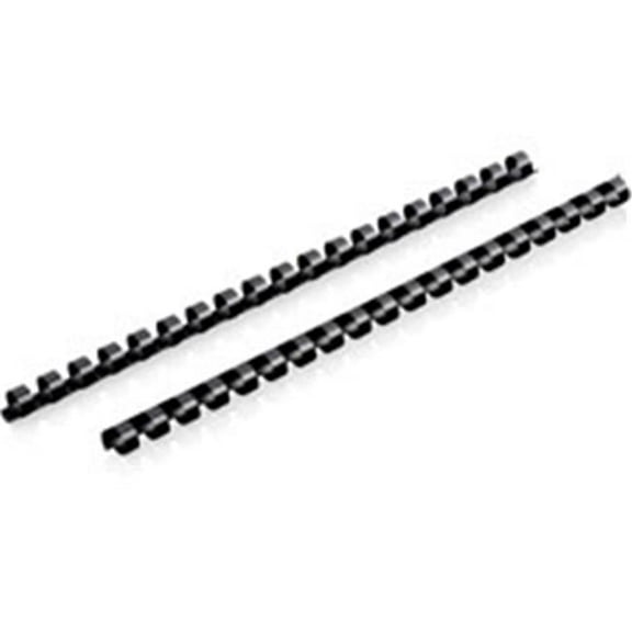0.50 in. Comb Bind Binding Spines, Black
