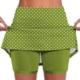 thumbnail image 2 of Hulanddfd Women's Shorts Polka Dot Print High Waist Tight Yoga Pants White Size XL, 2 of 4