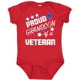 thumbnail image 3 of Inktastic Proud Grandson of a Veteran Veterans Day Boys Baby Bodysuit, 3 of 5