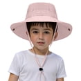 thumbnail image 6 of Toddler Baby Sun Hat Summer UPF 50+ Protection for Boys Girls Kids Adjustable Beach Hats with Bucket Wide Brim Outdoor,chin strap,comfortable,camping 3-10 Years, 6 of 6
