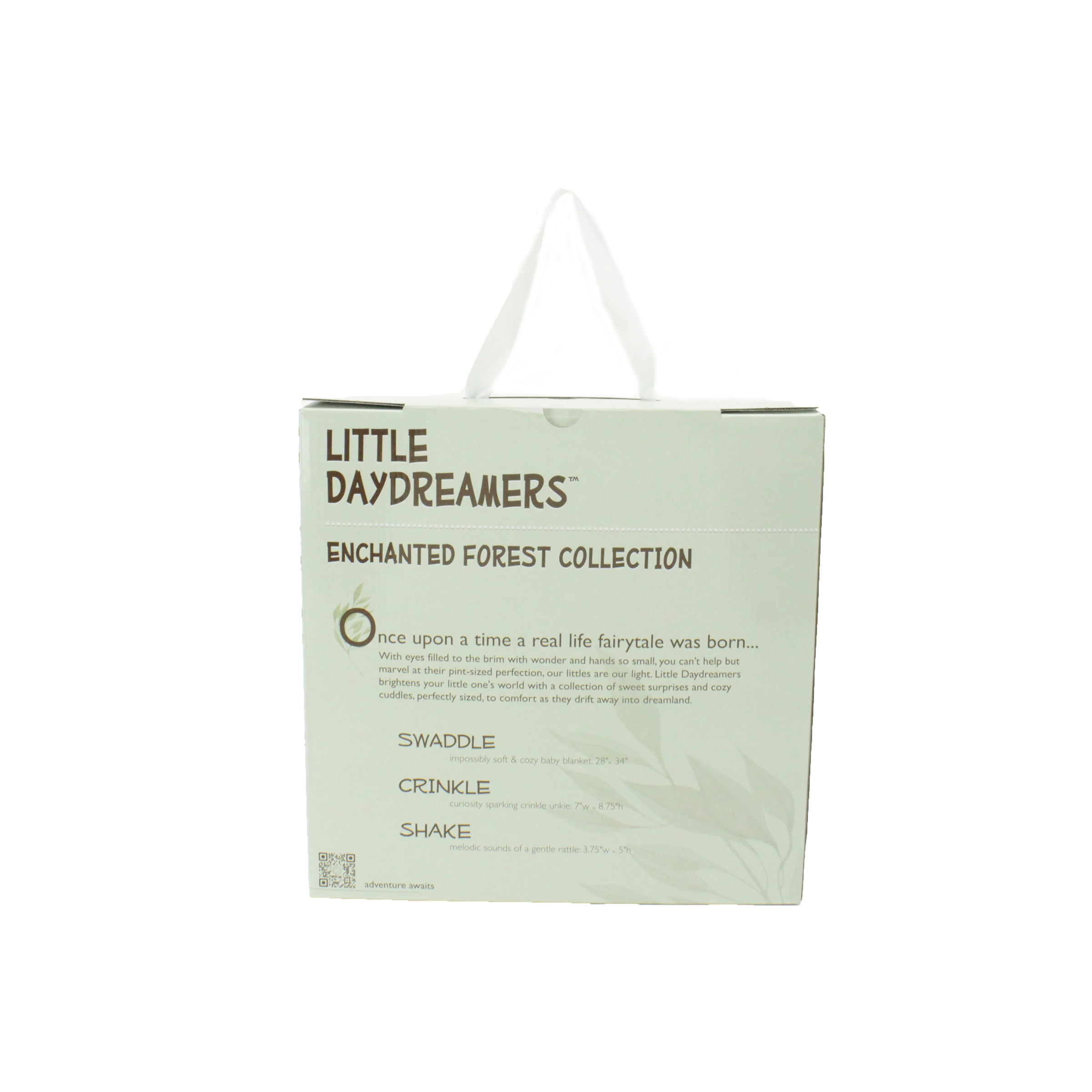 Animal Adventure® | Little Daydreamers™ | Enchanted Forest Greenery Collection | 3-Piece Baby Gift SetBear Unkie, Greenery Print Blanket