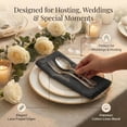 thumbnail image 5 of ANA Black Cloth Napkins Set of 6 18x18 inch Cotton Dinner - Washable Soft Premium Hotel Quality Reusable Perfect Table Linen for Family Dinners, Weddings & Everyday Use, 5 of 8