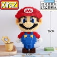 thumbnail image 1 of Xinz Super Mario Bros DIY Figuras Bloques de construcción de conexión Big Mario 30/50cm Mini ladrillos Juguetes para la decoración de la tienda del hogar, 1 of 5