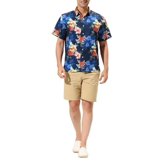 Floral shirt and shorts sale