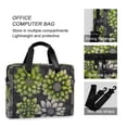 thumbnail image 4 of FORMRS 16" Laptop Bag Carrying Sleeve Case with Handle Travel Shoulder Briefcase, Gray Floral, 4 of 8