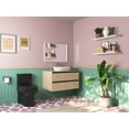 thumbnail image 4 of Liberty 12 in. Rough In 1-Piece 1.1/1.6 GPF Dual Flush Compact Round Toilet in Matte Black Seat Included, 4 of 13
