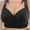 c01Black, variant on Arnsht Women's Lace Lingerie Plus Size Underwear Without Steel Ring Thin Cup Soft Comfort Breathable Daily Bra Purple 40/90