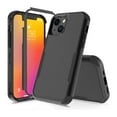 thumbnail image 2 of Étui de Téléphone IPhone 13 Pro Max à 3 Couches PC+TPU Compatible avec la Recharge Sans Fil, Noir, 2 of 6