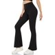thumbnail image 1 of Leggings acampanados para mujer - Pantalones de yoga Bootleg Pantalones de trabajo Bootleg Pantalones de vestir MEDIUM JAMW Sencillez, 1 of 5