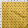 thumbnail image 3 of oneOone Polyester Lycra Yellow Fabric Leaves & Floral Block Sewing Craft Projects Fabric Prints By Yard 56 Inch Wide, 3 of 4
